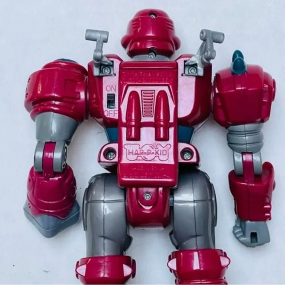 Hap A Kid Mars Robot Attack Kids Toy 7 Inch Action Figure Not Working Condition - Picture 6 of 10